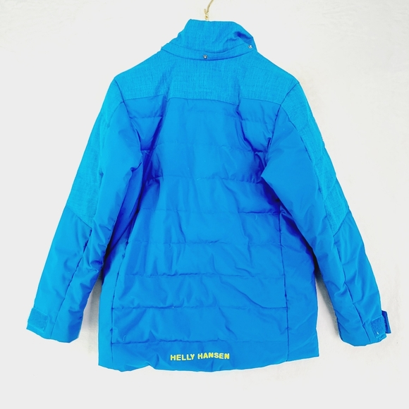 Helly Hansen Blue Zip Front Puffer Jacket Z48 - Picture 4 of 7